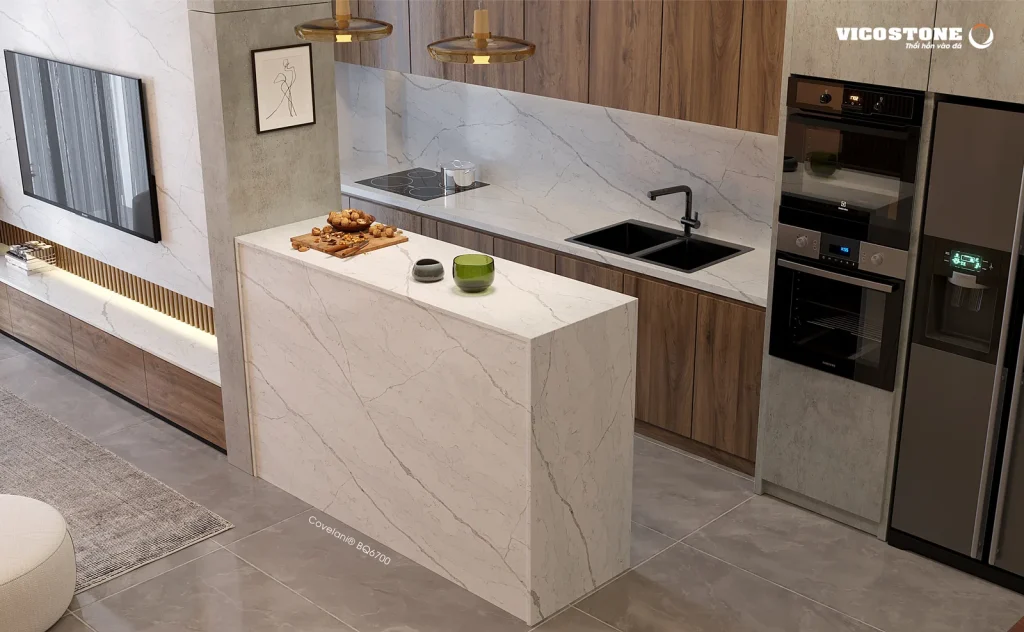 Bề mặt Covelani (1) BQ6700 trong không gian minh họa