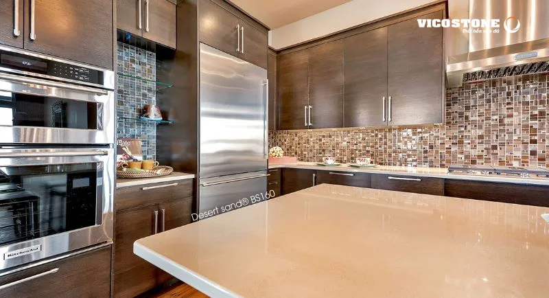 Bề mặt Desert sand BS160 trong không gian minh họa