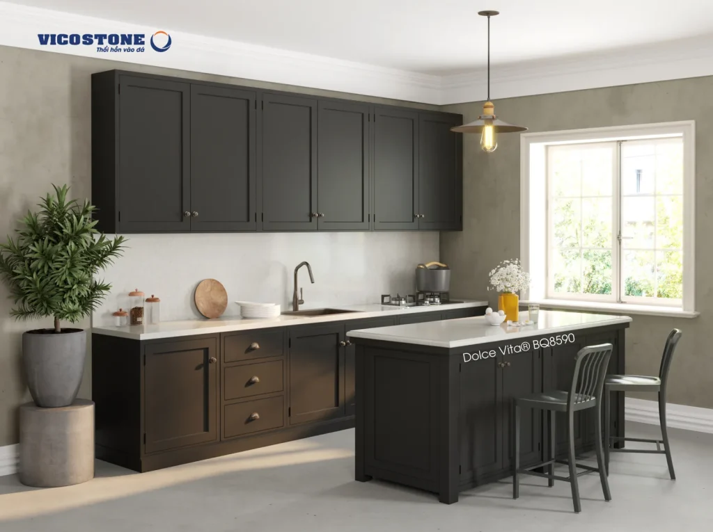 Bề mặt Dolce Vita BQ8590 trong không gian minh họa
