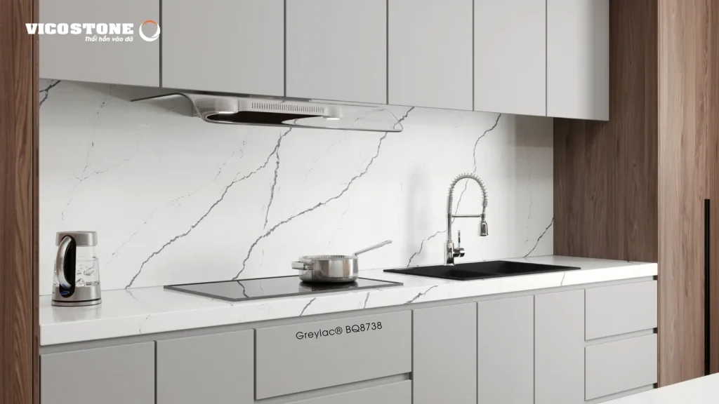 Bề mặt Greylac BQ8738 trong không gian minh họa