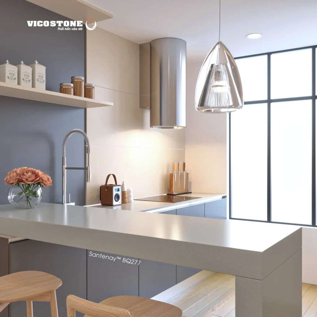 Bề mặt Santenay BQ277 trong không gian minh họa