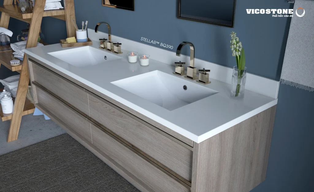 Bề mặt Stellar BS390 trong không gian minh họa