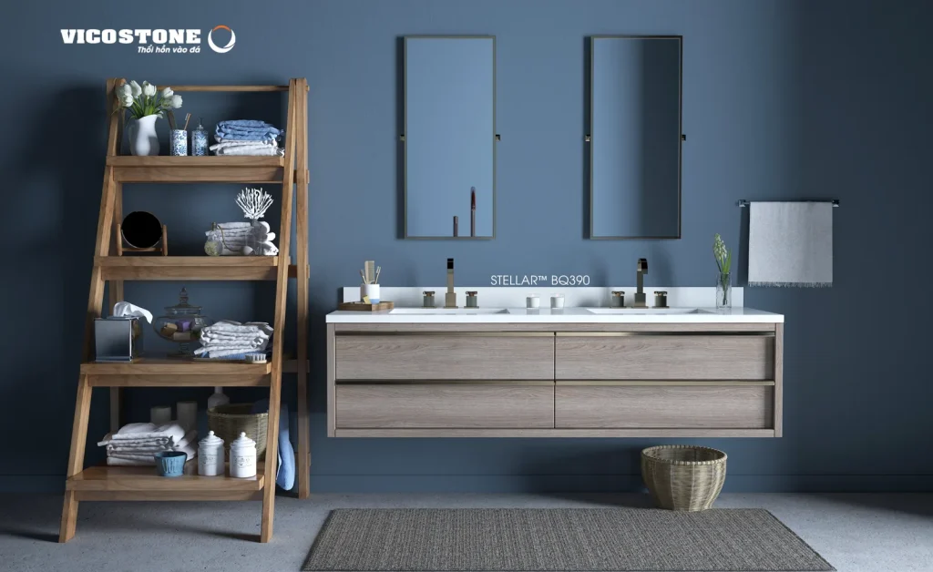 Bề mặt Stellar BS390 trong không gian minh họa