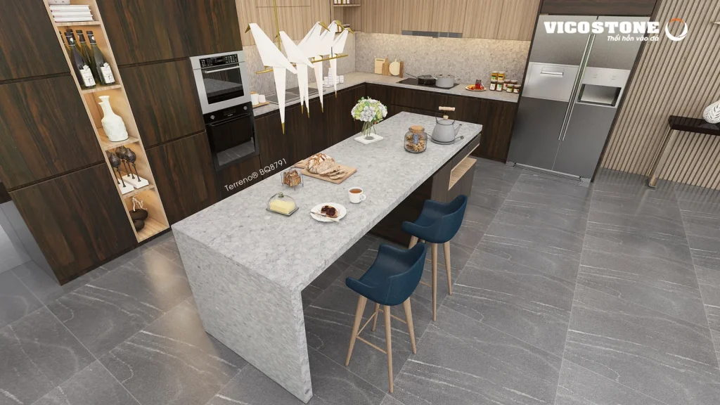 Bề mặt Terreno BQ8791 trong không gian minh họa