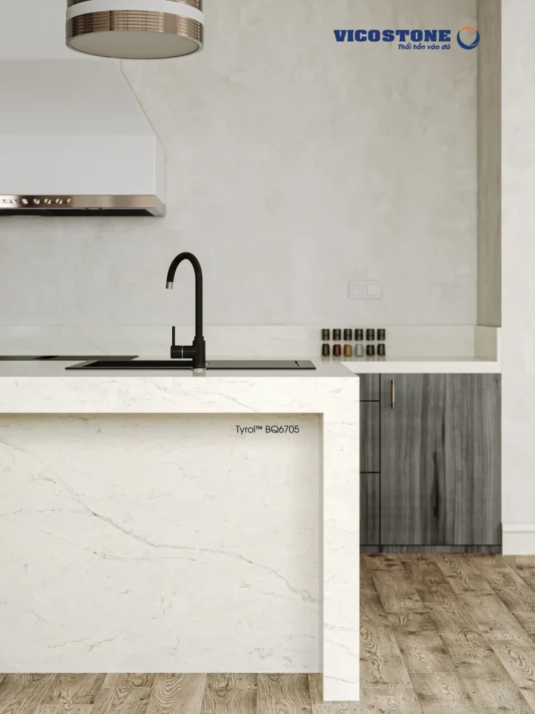 Bề mặt Tyrol BQ6705 trong không gian minh họa