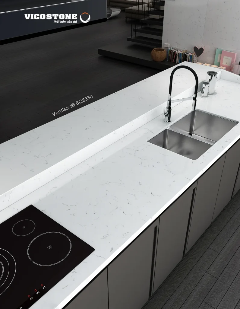 Bề mặt Ventisca BQ8330 trong không gian minh họa